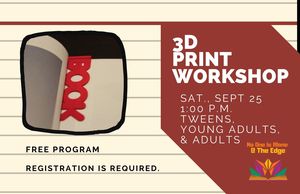 3D Print Workshop: B